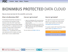 Tablet Screenshot of bionimbus.org